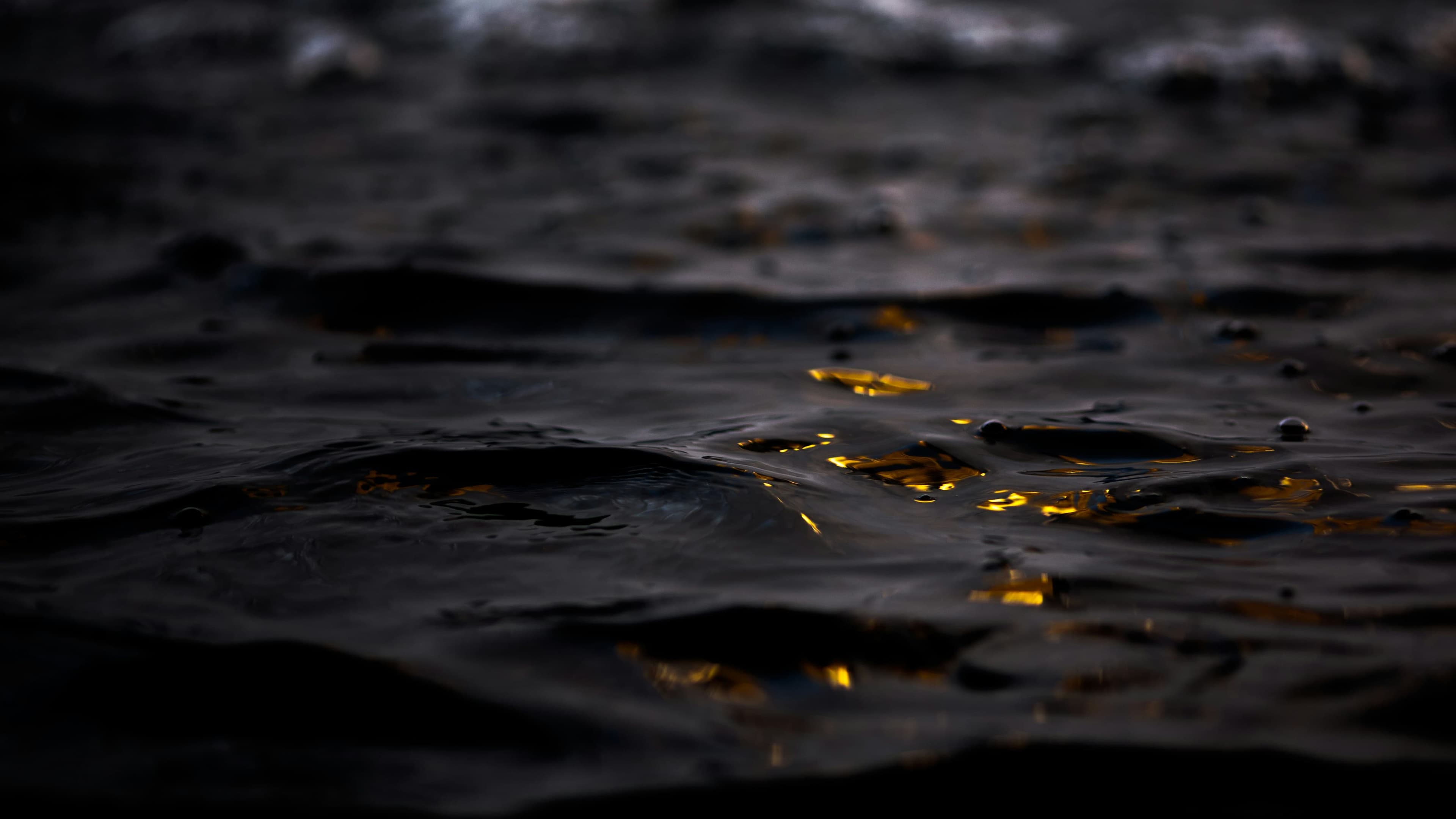 flowing water